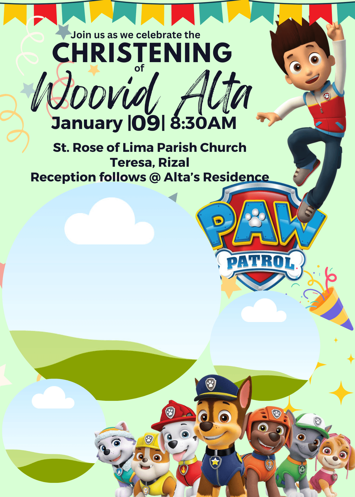 Paw Patrol Party Invitation By Michellemagulod0823 Raket PH