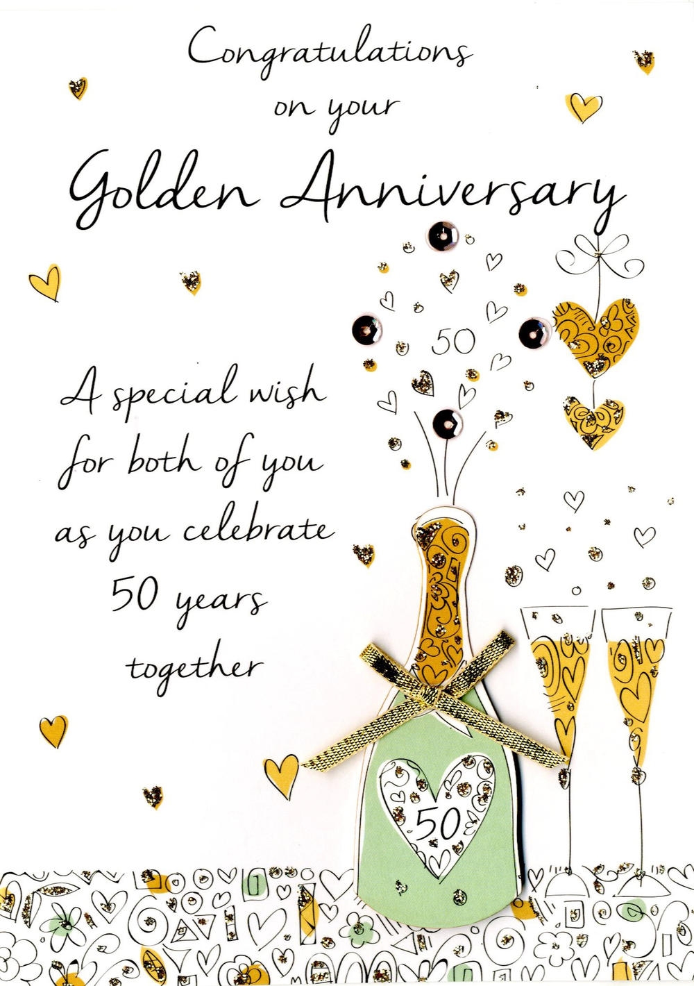 Printable 50th Wedding Anniversary Cards Free Printable Worksheet