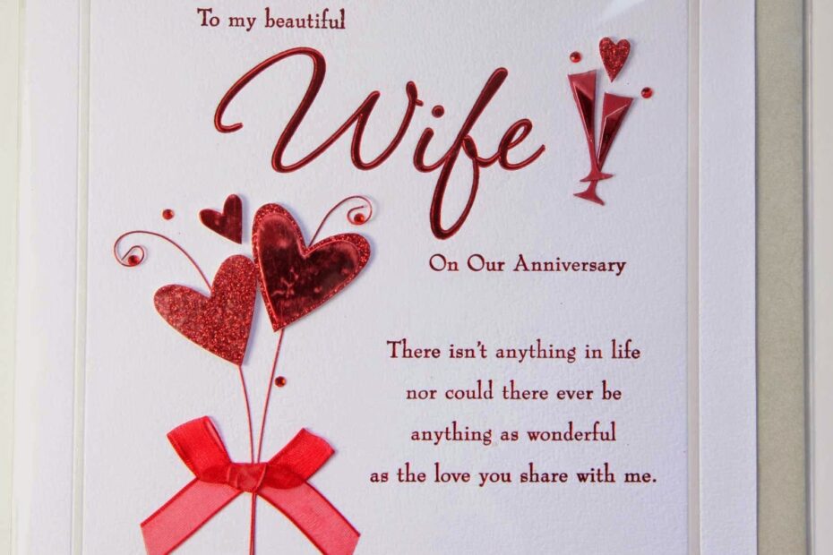 Printable Anniversary Cards For Wife