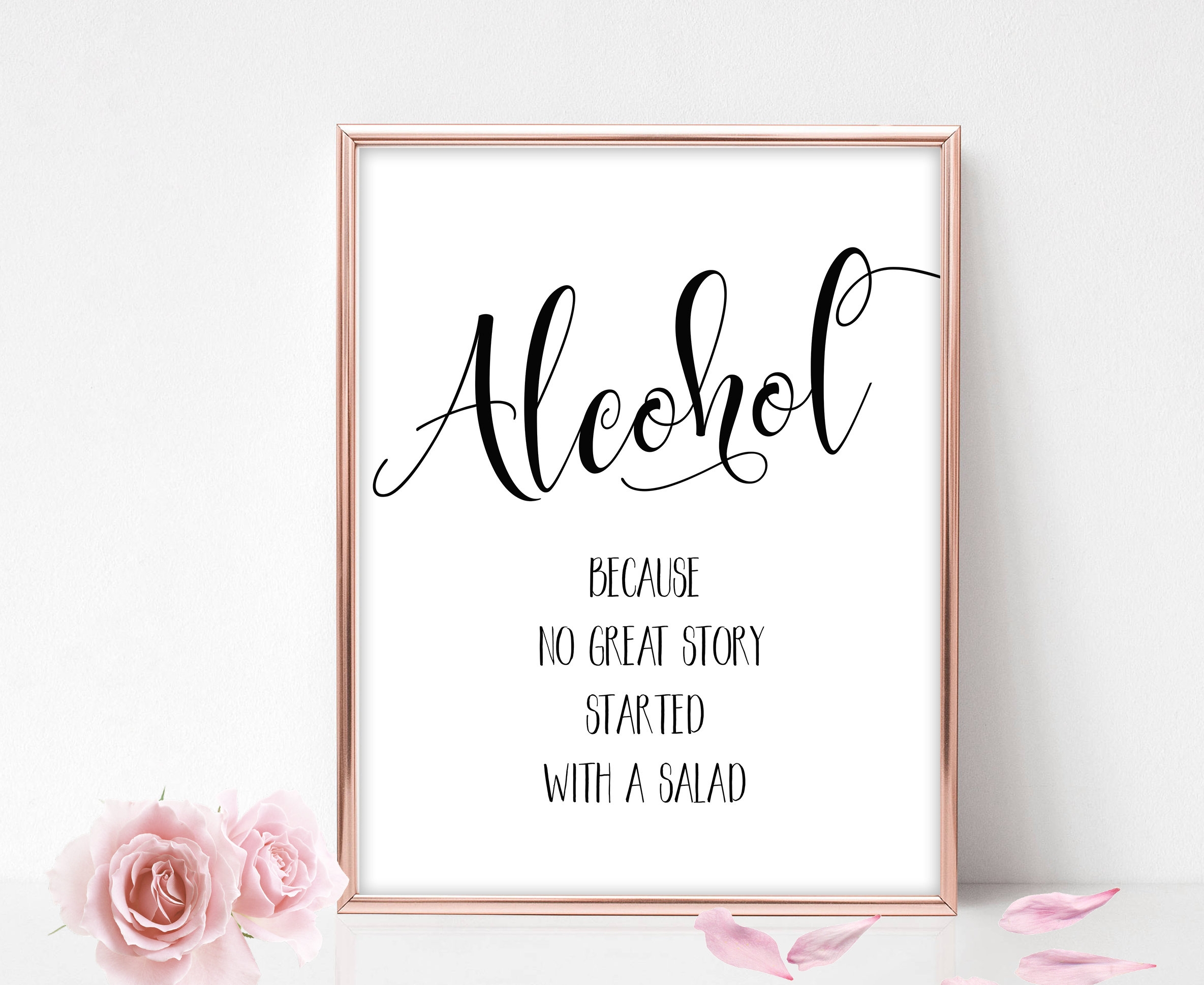Printable Bar Sign Wedding Signs Printable Wedding Day Signs Funny Open Bar Sign Printable Alcohol Sign Wedding Printables Wedding Bar DIY Etsy