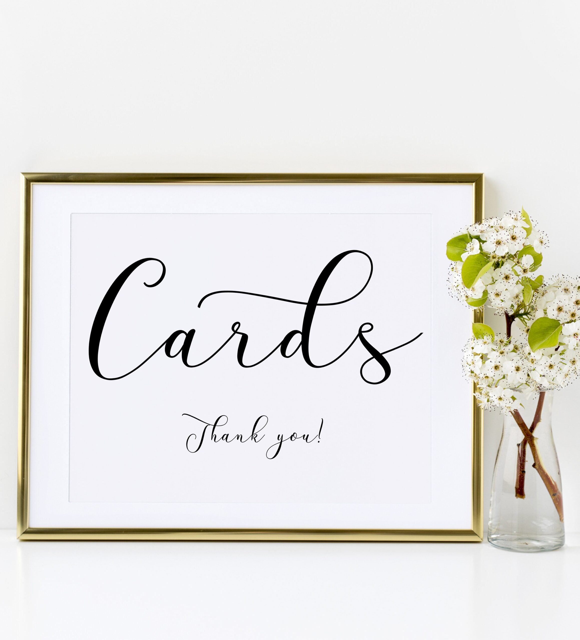 Printable Card Box Sign