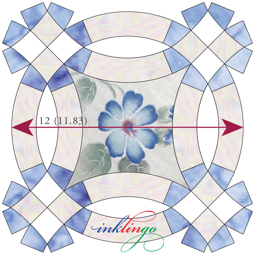 Printable Double Wedding Ring Quilt Pattern Pdf Printables