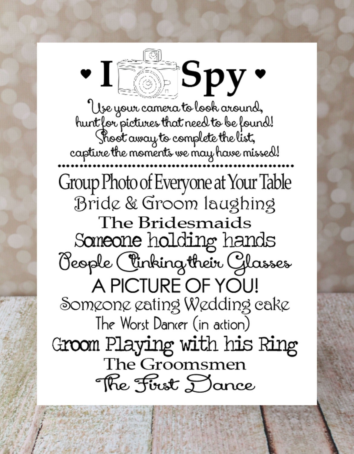 Printable I Spy Wedding Game Template Free Printable Templates