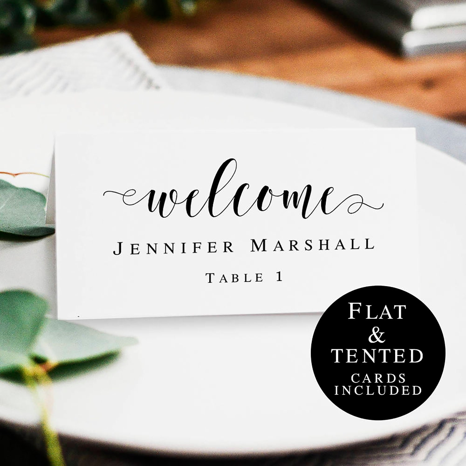 Printable Name Cards Wedding Seating Cards Template Place Etsy