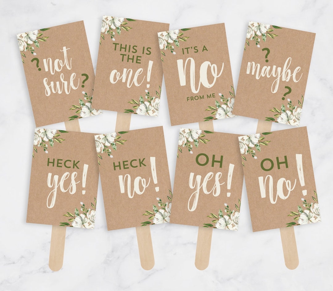 Printable Say Yes To The Dress Signs Wedding Dress Shopping Signs 