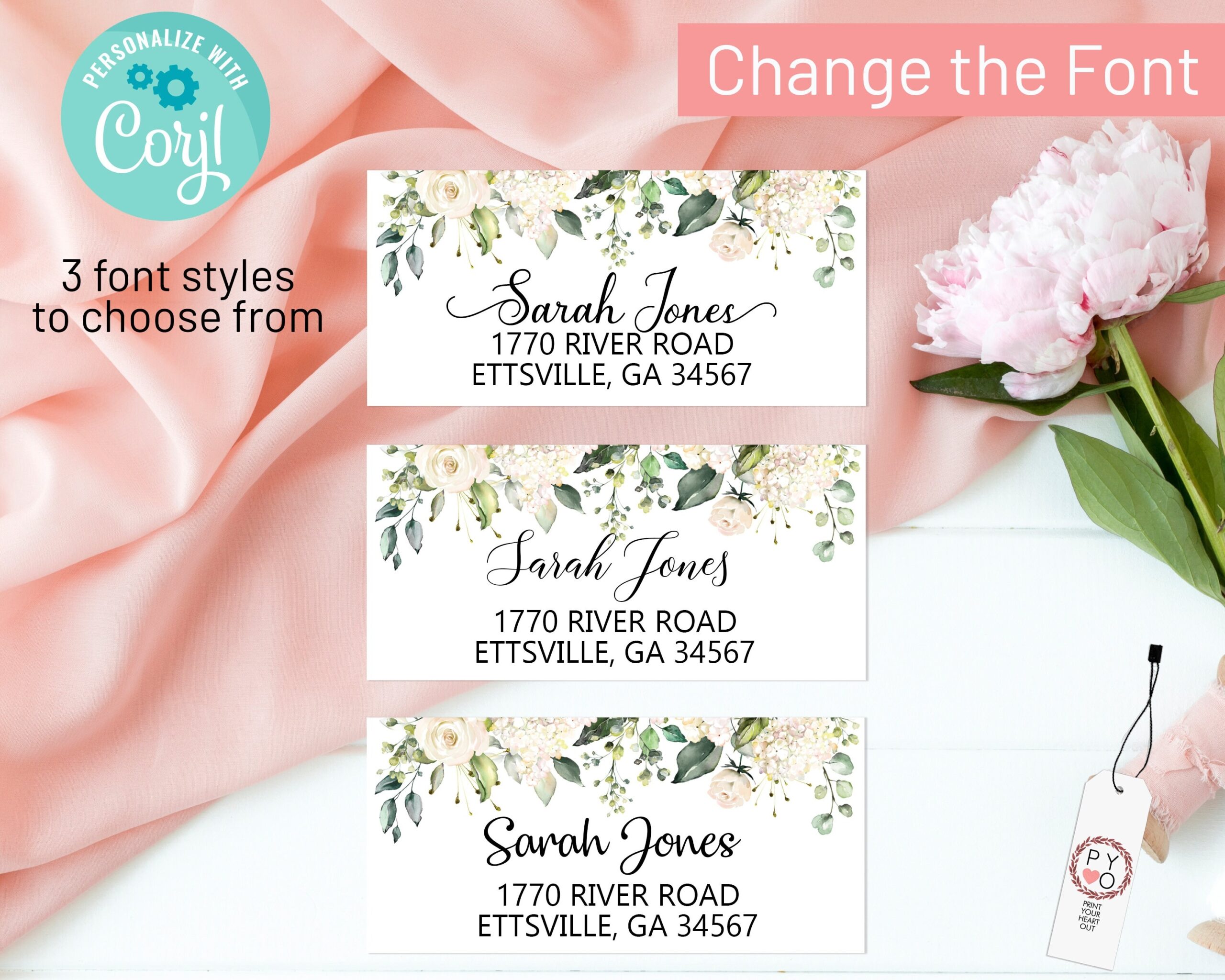 Printable Wedding Address Labels Customize And Order Premium Prints 