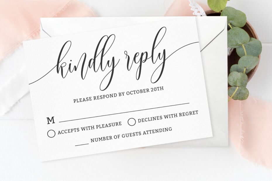 Printable Wedding Rsvp Cards Printable Free Wedding Rsvp Template