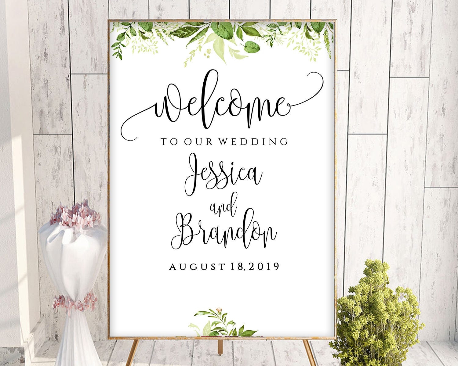 Printable Welcome To Our Wedding Editable Wedding Signs Welcome 