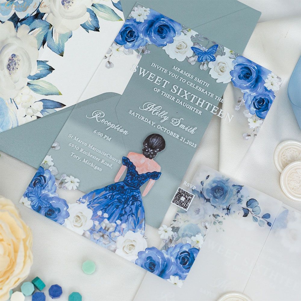 Quincea era Invitations Acrylic