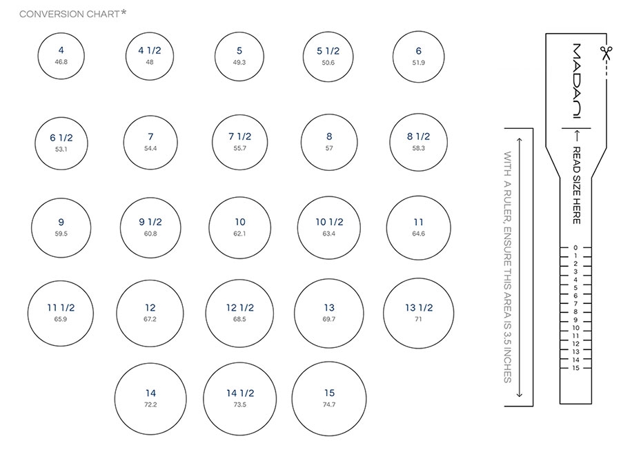 Ring Size Guide Chart How To Measure Your Ring Size