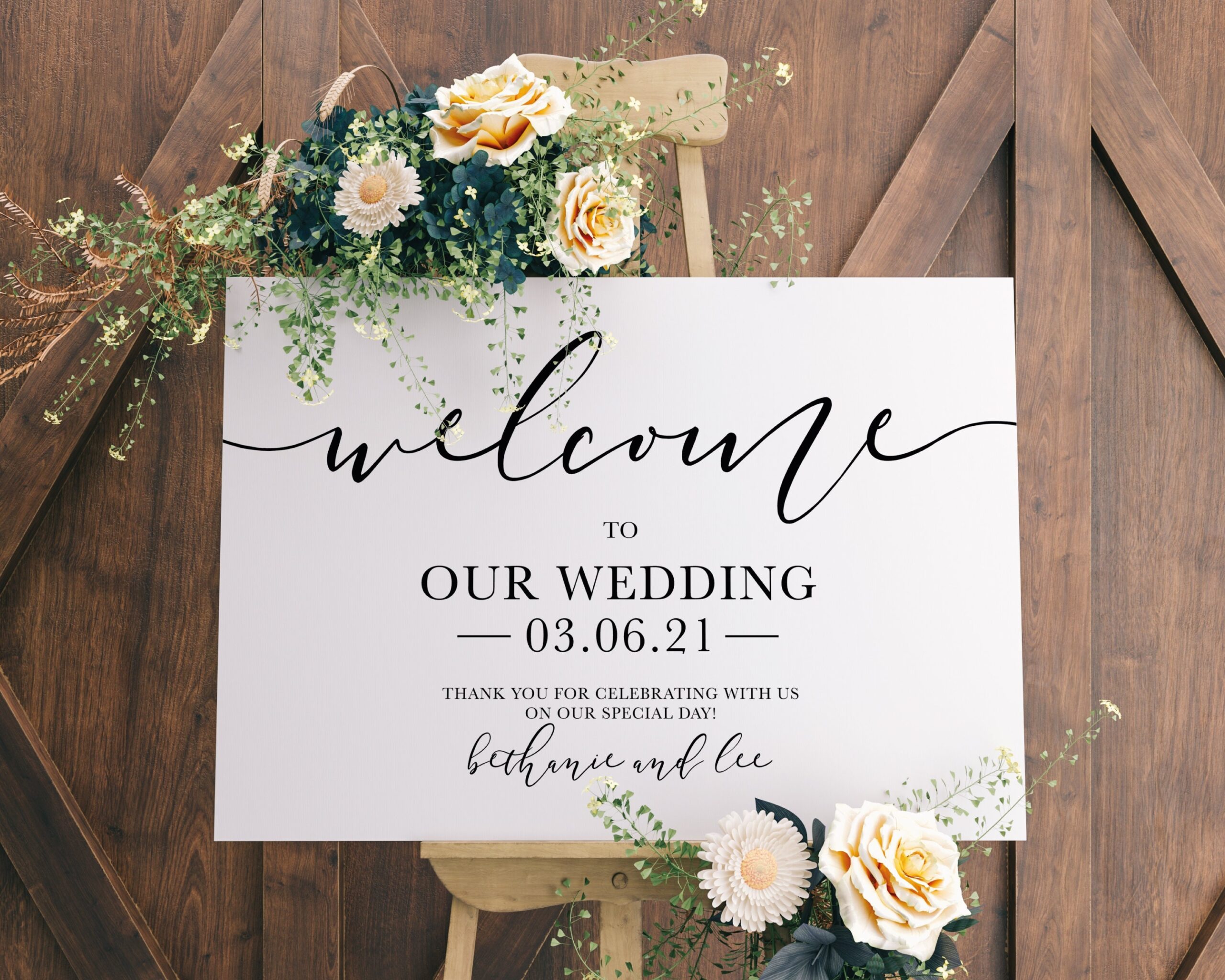 Simple Welcome Wedding Sign Wedding Signage Wedding Welcome Board Wedding Banner Elegant Wedding Minimalist Wedding Sign Etsy