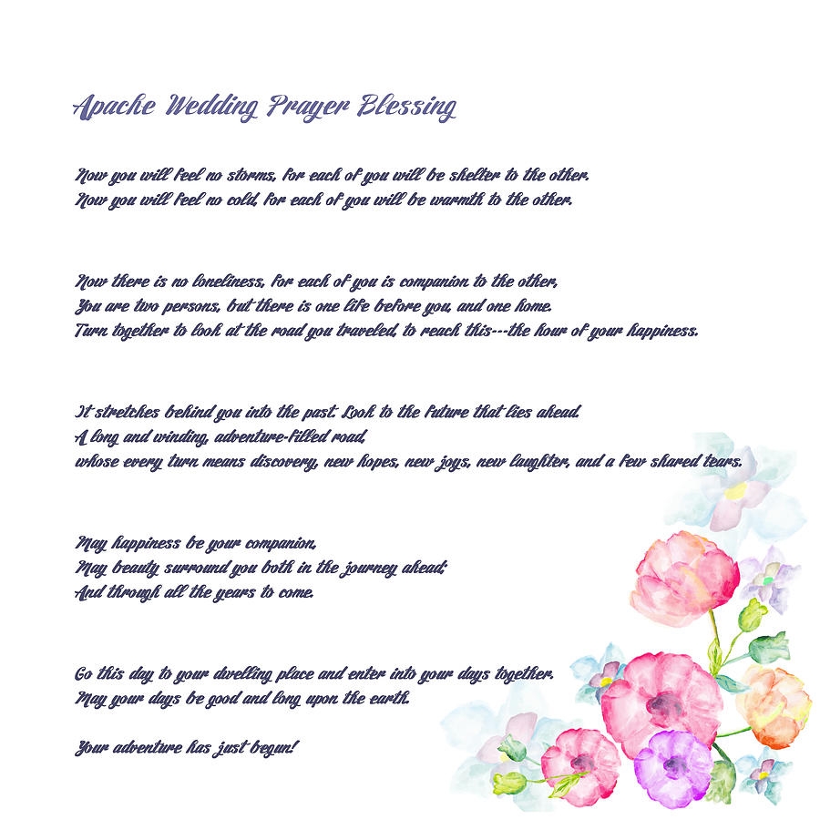 The Apache Wedding Blessing Long Version By Celestial Images