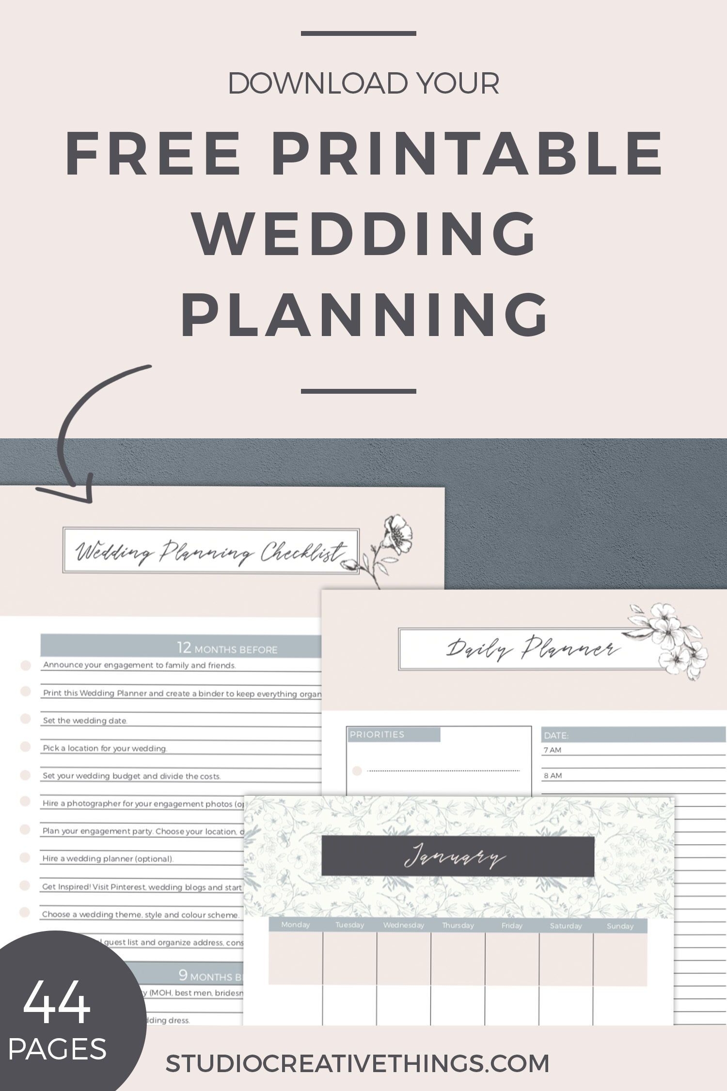 The Ultimate Free Printable To Do List For Wedding Planner Free 