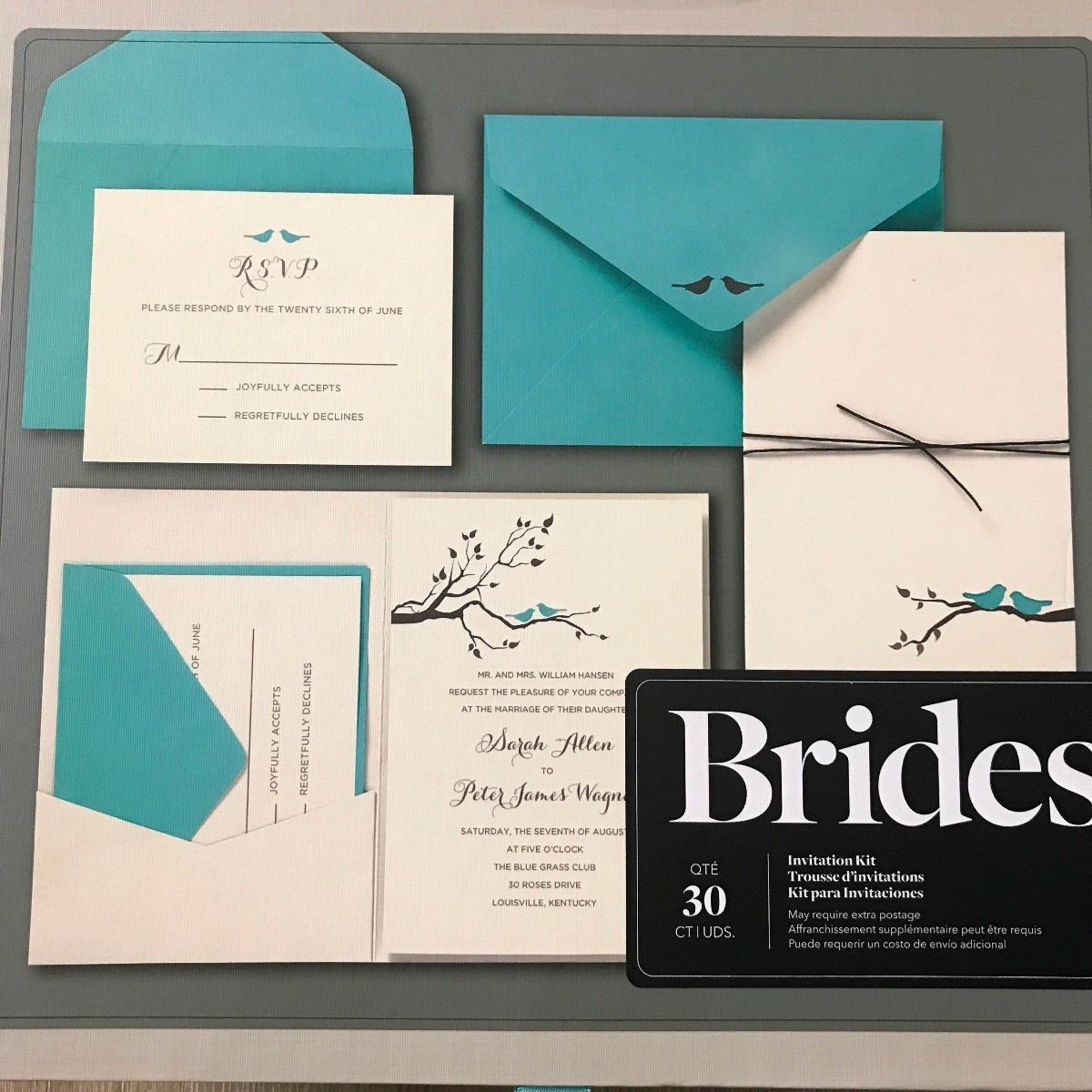 Using A Printable Kit For Wedding Invitations My Frugal Wedding