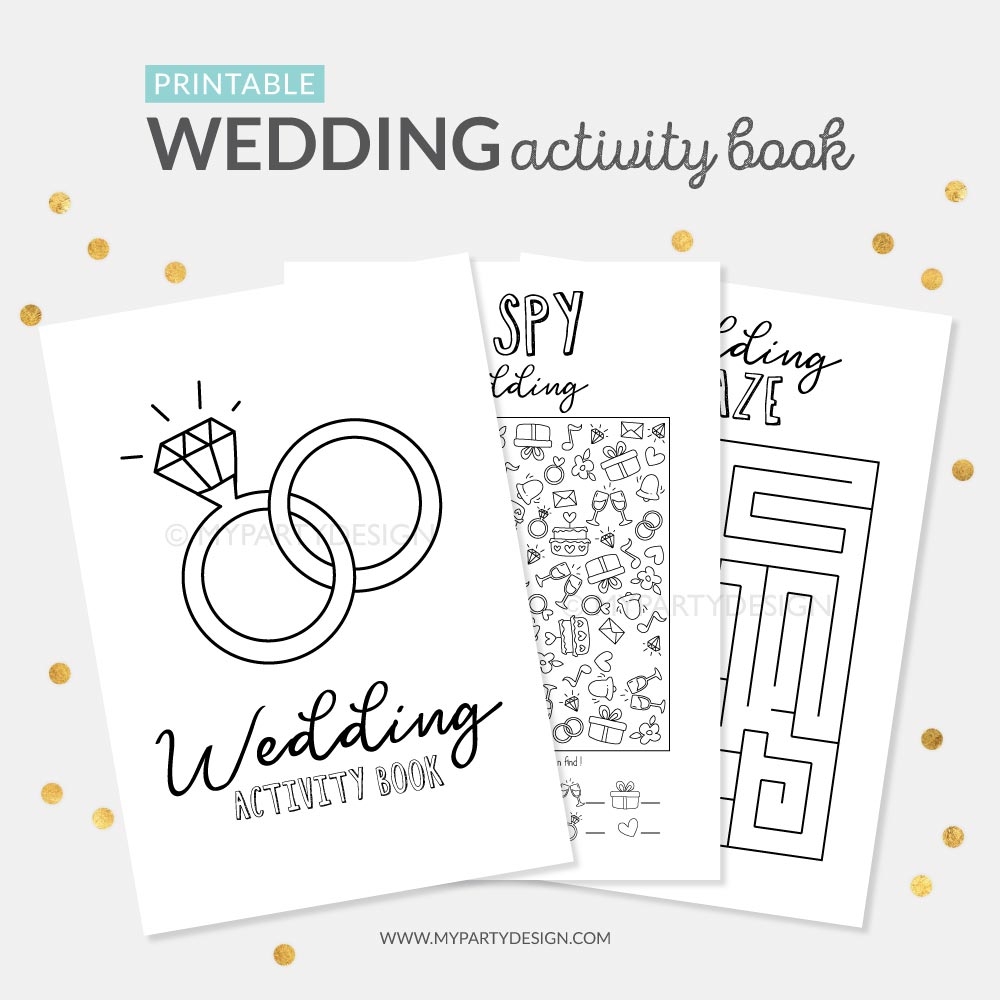 Wedding Activity Book For Kids