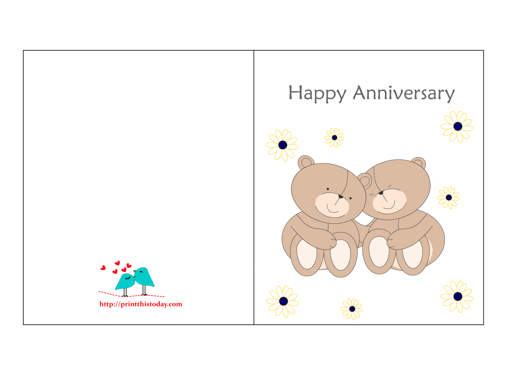 Wedding Anniversary Cards For Husband Printable