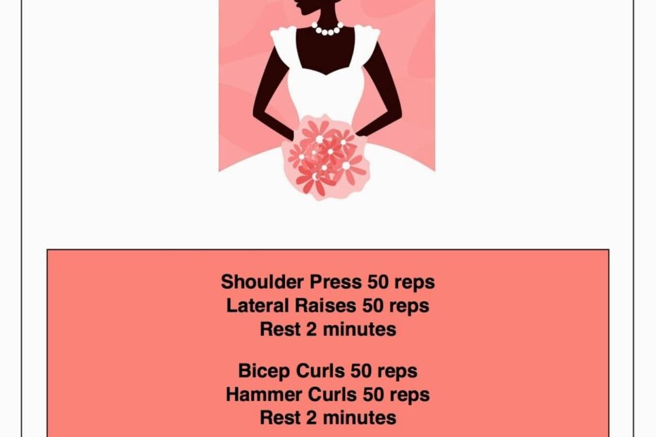 Wedding Arms Workout
