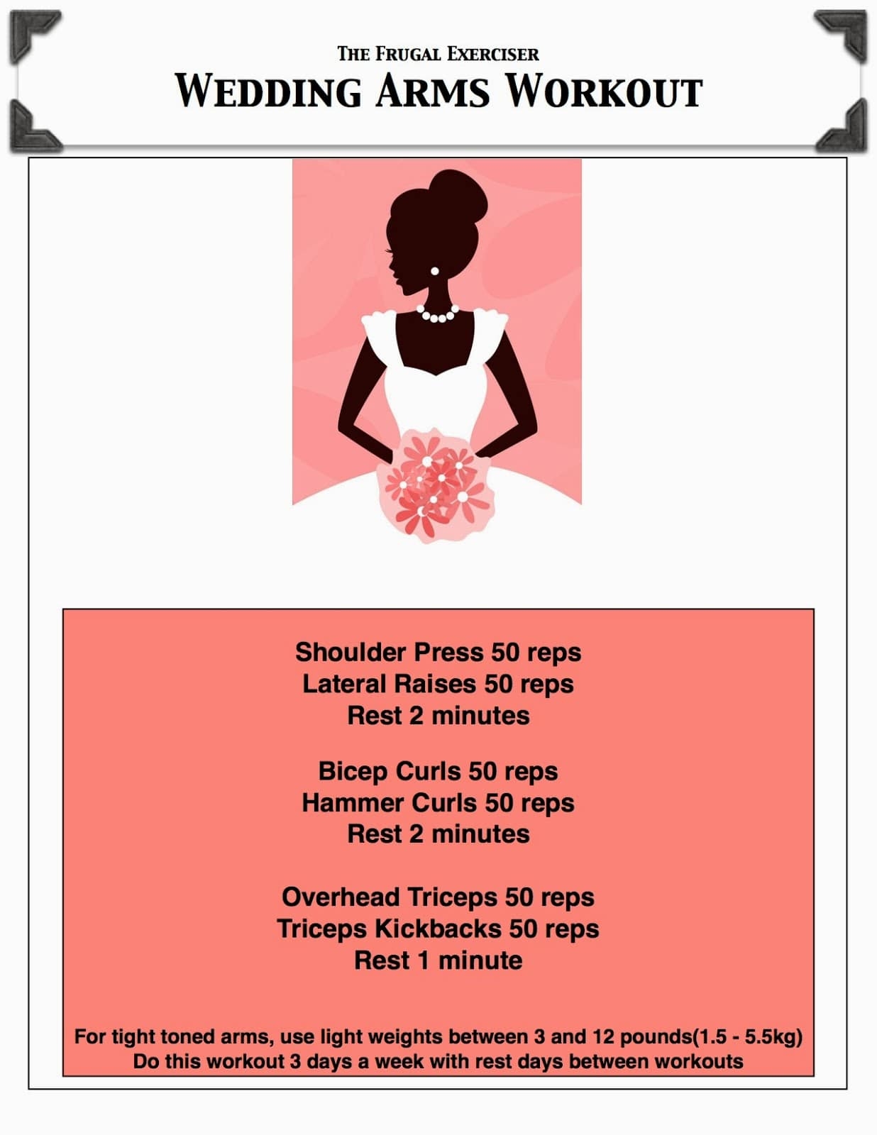 Wedding Arms Workout
