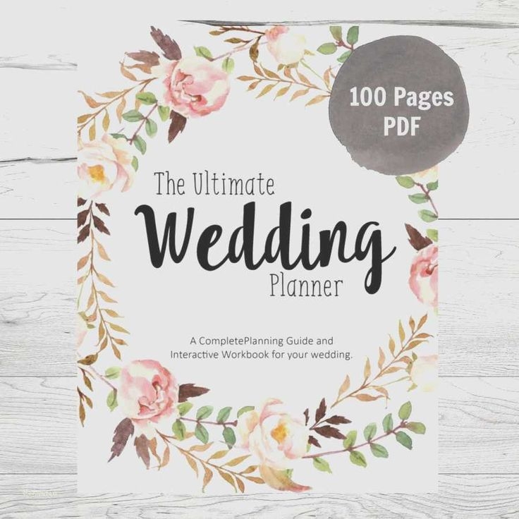 Wedding Binder Cover Template Free