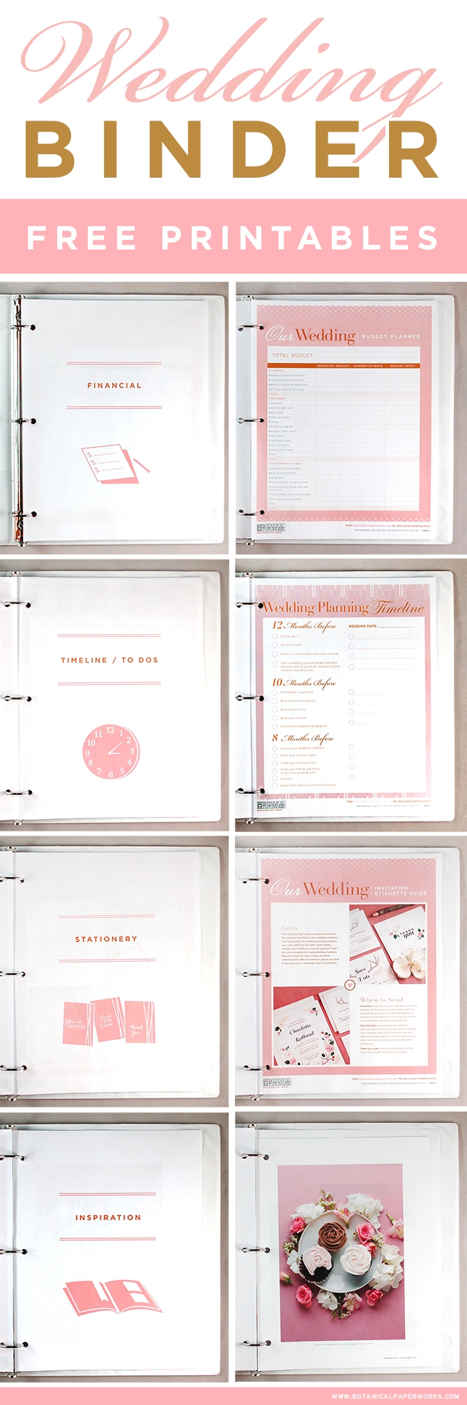 Wedding Binder Free Printables