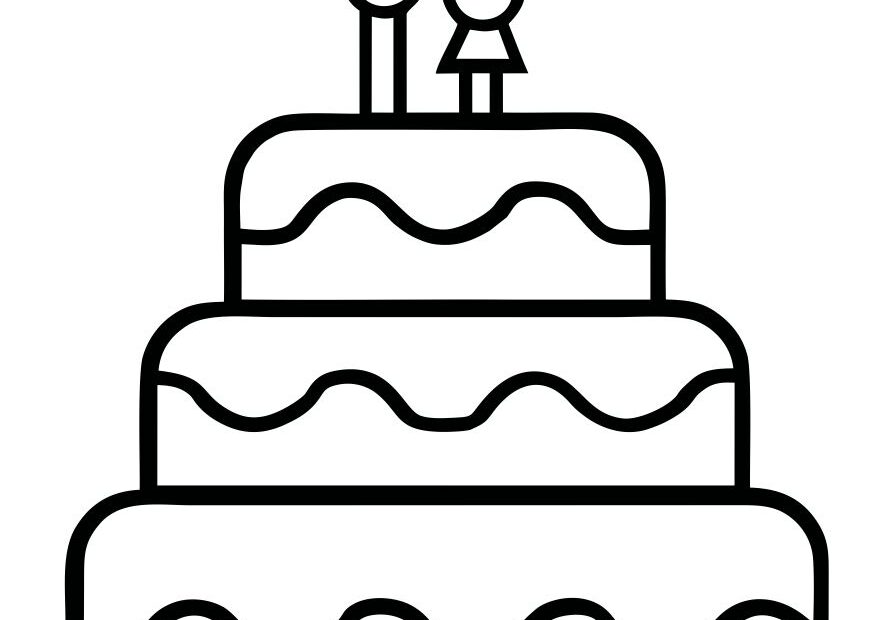 Wedding Cake Template 10 Free PDF Printables Printablee