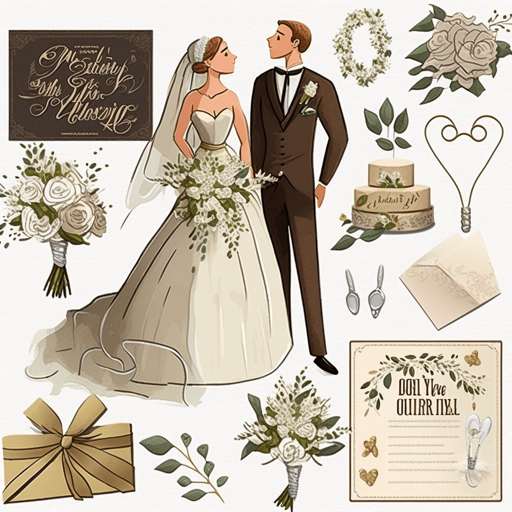 Wedding Clipart Free MasterBundles