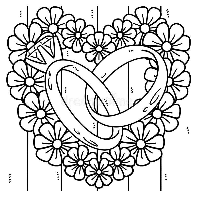 Wedding Coloring Page Stock Illustrations 14 187 Wedding 