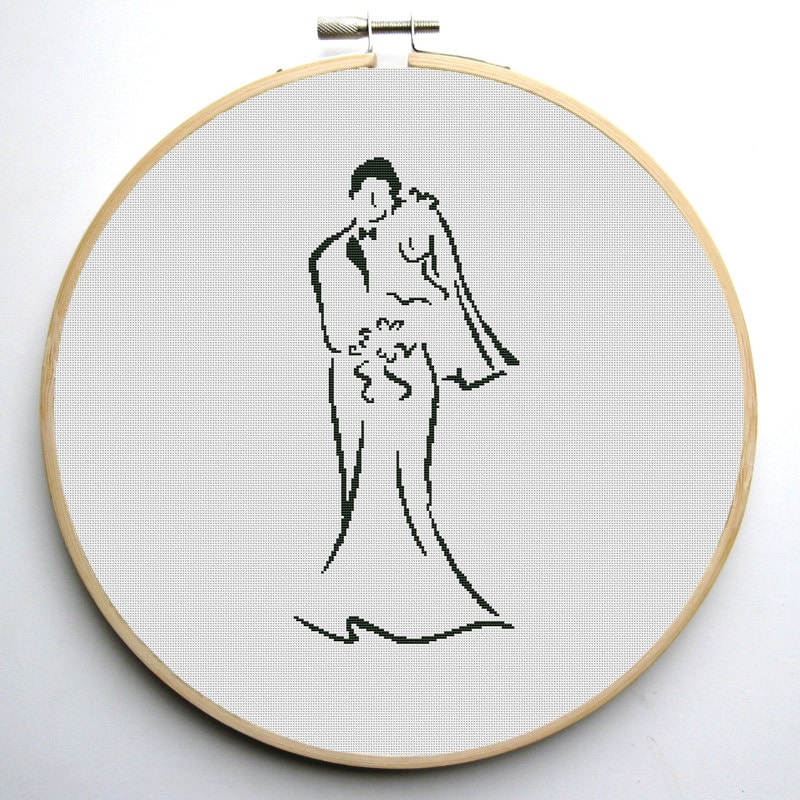 Wedding Cross Stitch Pattern Cross Stitch Pattern Wedding PDF 