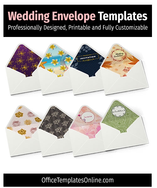 Wedding Envelope Template Elegant Wedding Envelope Addressing Template