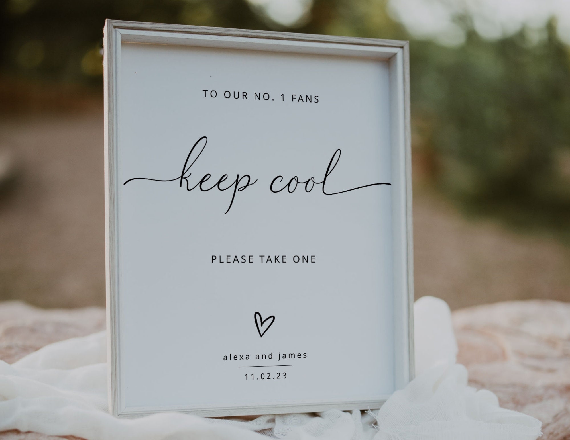 Wedding Fan Sign Template Grab A Fan Sign Wedding Fan Programs 