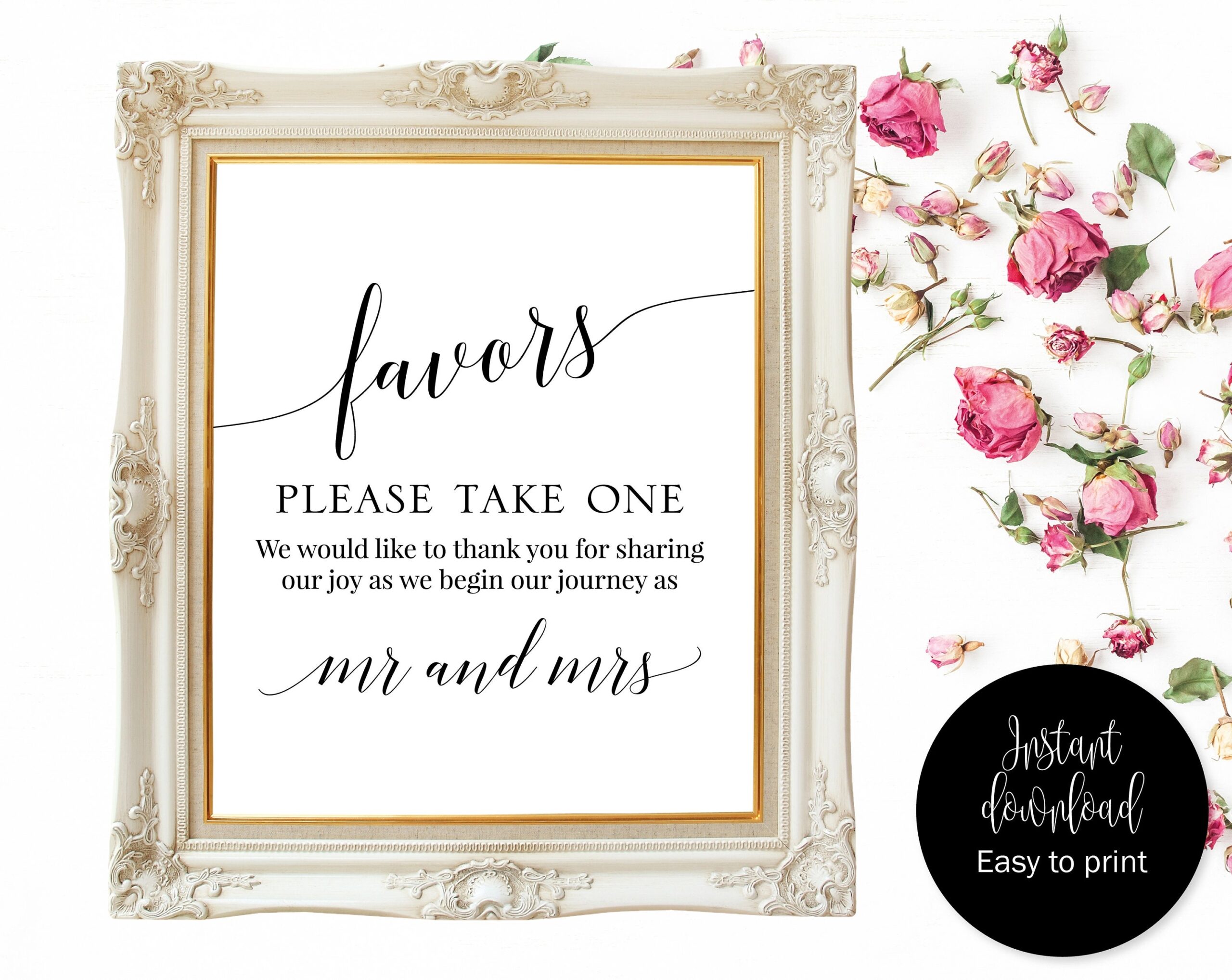 Wedding Favors Wedding Favors Sign Wedding Favor Printable Favor Sign Template Favor Printable Favor Ideas Wedding Signs Printable