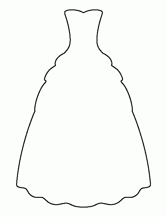 Wedding Gown Outline Wedding
