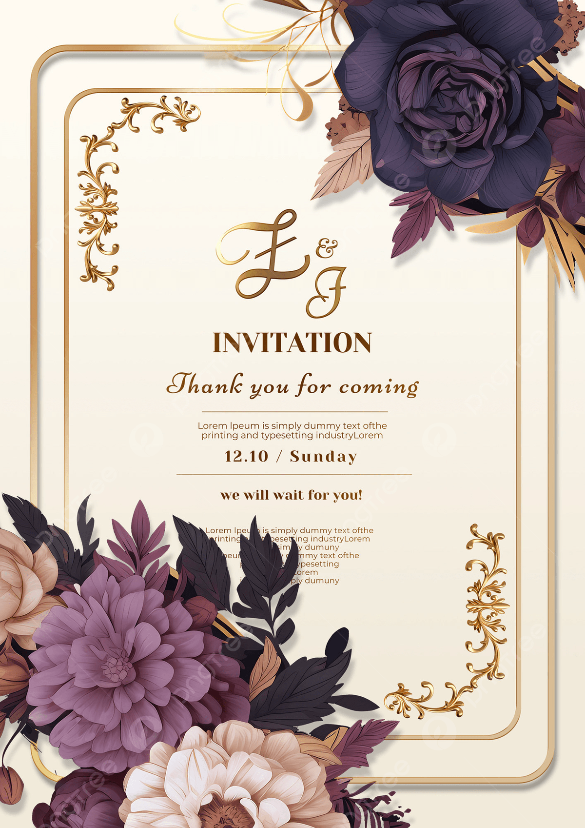 Wedding Invitation Templates PNG Vector PSD And Clipart With 