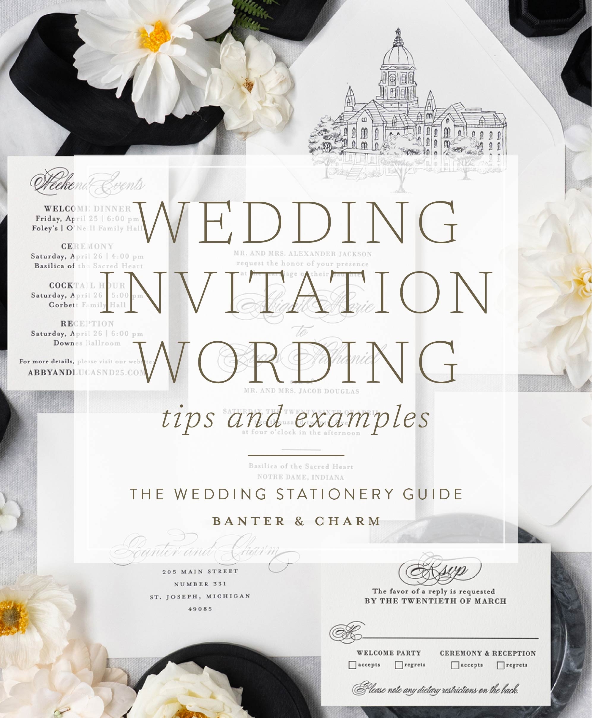 Wedding Invitation Wording Samples Banter And Charm