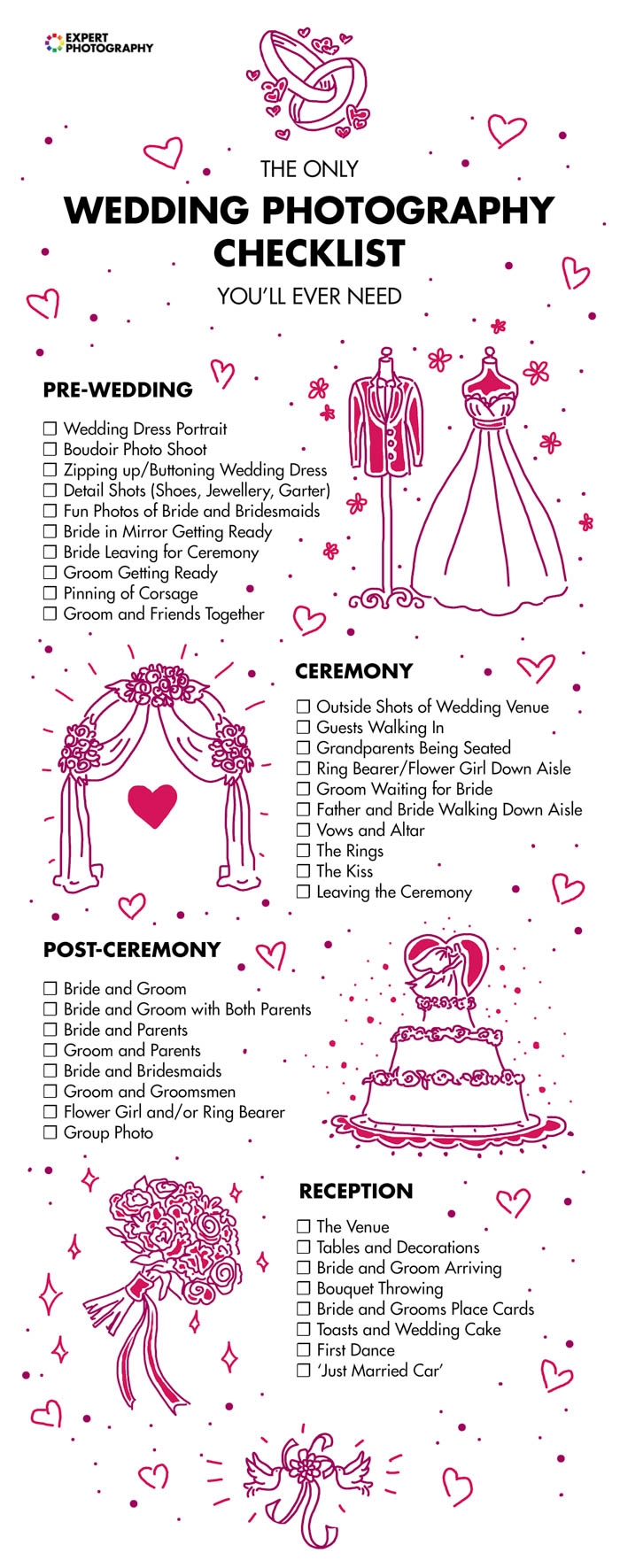 Wedding Photography Checklist Printable Free Printable Weddi