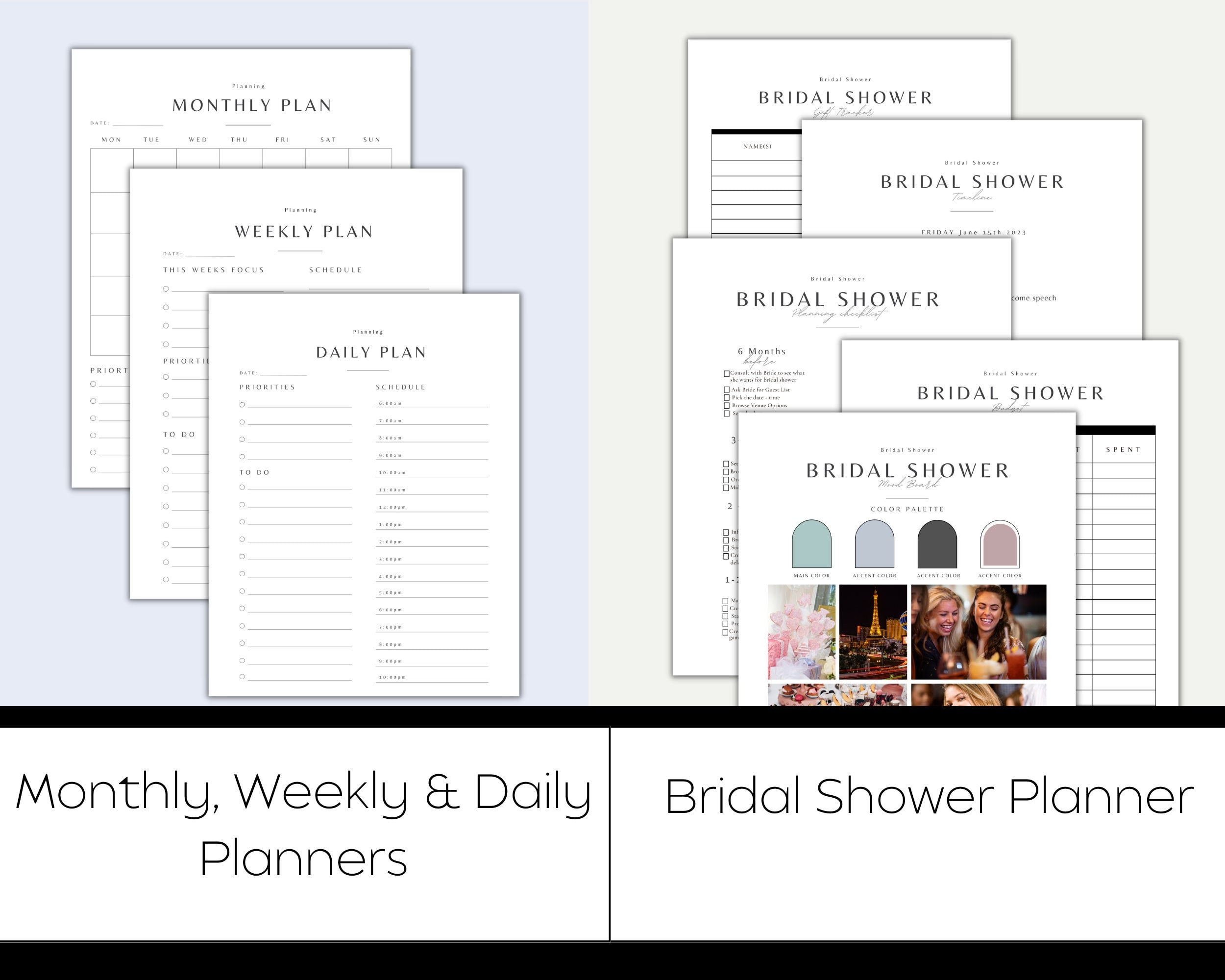 Wedding Planner Printable Printable Wedding Planner Pages Etsy