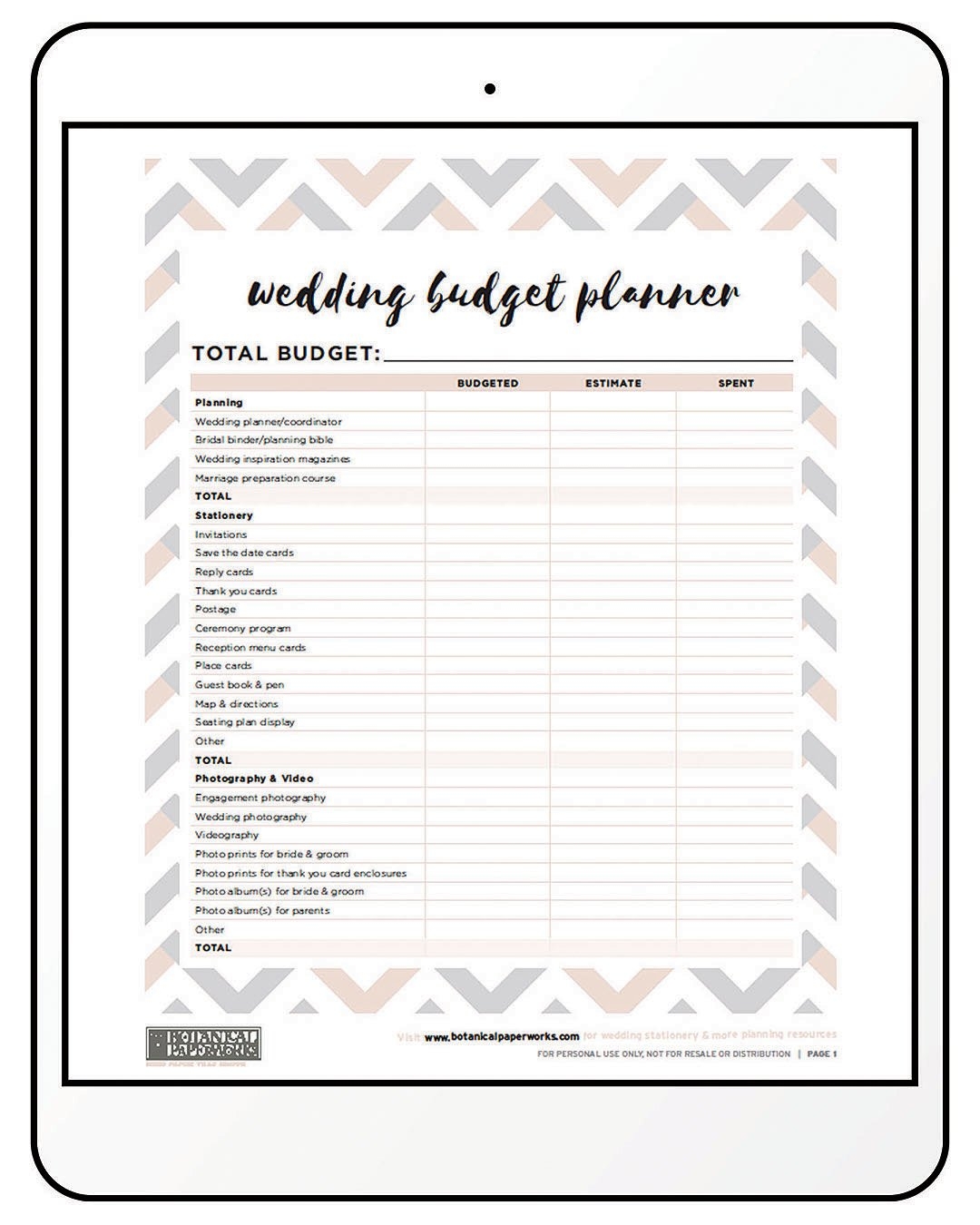 Wedding Planning Printables Free Templates To Keep You Organized 