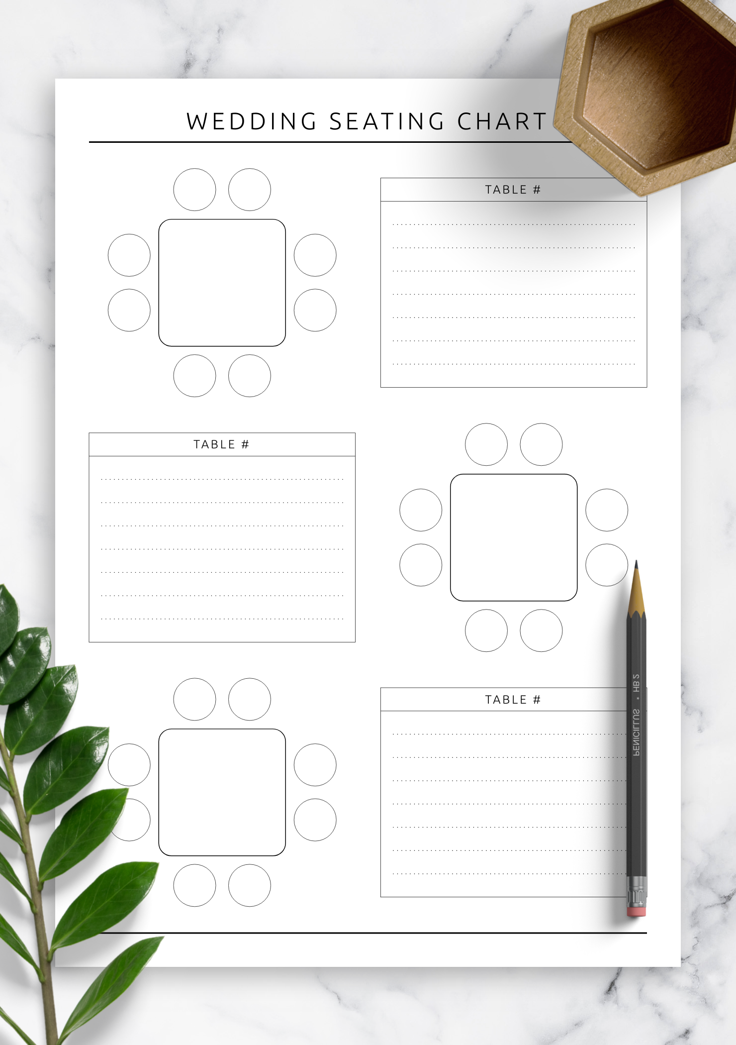 Wedding Seating Chart Template Plan Your Perfect Day