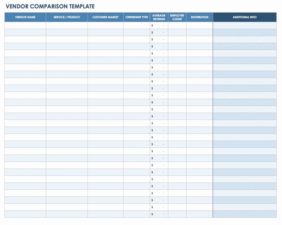 Wedding Vendor Contact List Template Peterainsworth